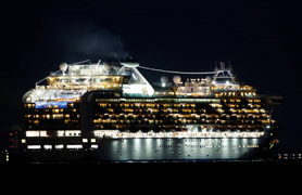 Phát hiện ổ dịch với ít nhất 10 ca nhiễm virus corona trên tàu Nhật Bản chở gần 4.000 người